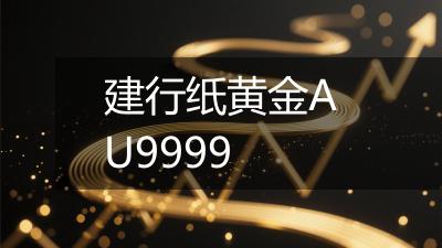 建行纸黄金AU9999
