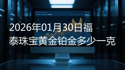 2026年01月30日福泰珠宝黄金铂金多少一克