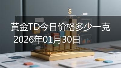黄金TD今日价格多少一克 2026年01月30日