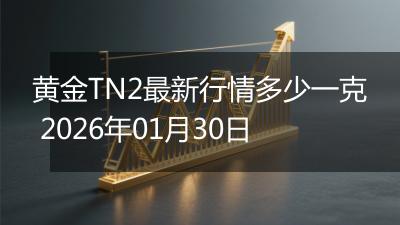 黄金TN2最新行情多少一克 2026年01月30日