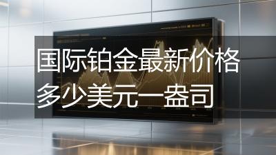 国际铂金最新价格多少美元一盎司