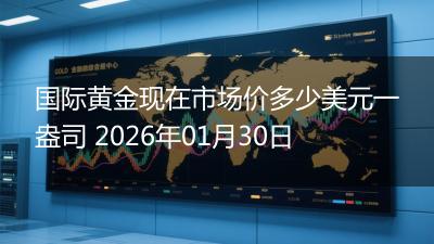 国际黄金现在市场价多少美元一盎司 2026年01月30日