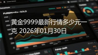 黄金9999最新行情多少元一克 2026年01月30日